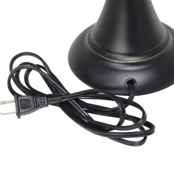 Table Lamps-Kirkland's Home Simple Bronze Metal 3-Pc. Floor And Table Lamp Set Brown