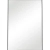 Framed Mirrors-Kirkland's Home Simple Frame Rectangle Wall Mirror Black
