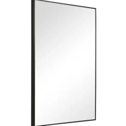 Framed Mirrors-Kirkland's Home Simple Frame Rectangle Wall Mirror Black