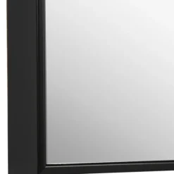 Framed Mirrors-Kirkland's Home Simple Frame Rectangle Wall Mirror Black