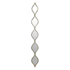 Decorative Mirrors-Kirkland's Home Single Silver Teardrop Panel Mirror, 6.25X58.75
