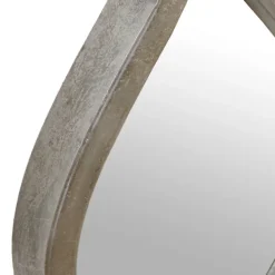 Decorative Mirrors-Kirkland's Home Single Silver Teardrop Panel Mirror, 6.25X58.75