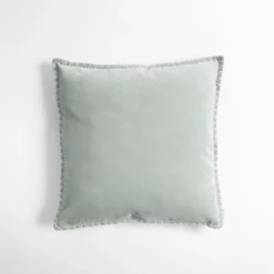 Pillows-Kirkland's Home Sky Velvet Riviera Throw Pillow Blue