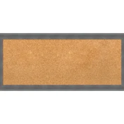 Memo & Chalkboards-Kirkland's Home Slate Gray Framed Corkboard Gray/Brown