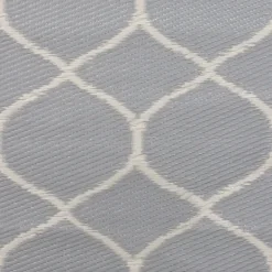 Outdoor Rugs-Kirkland's Home Slate Honeycomb Outdoor Area Rug, 4X6 Gray/White