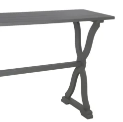 Console Tables-Kirkland's Home Slate Hourglass Console Table Gray
