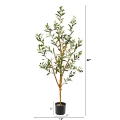 Trees & Topiaries-Kirkland's Home Slender Olive Branch Tree In Nursery Planter