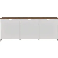Tv Stands & Media Consoles-Kirkland's Home Sliding Barn Door Media Cabinet White