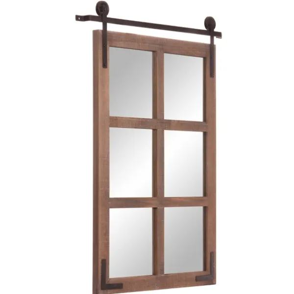 Decorative Mirrors-Kirkland's Home Sliding Barn Door Mirror