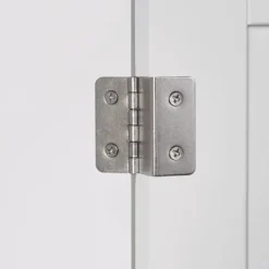 Bathroom Furniture-Kirkland's Home Slim Single Door Cabinet With Drawer White