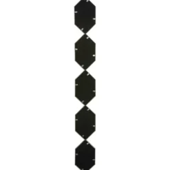 Decorative Mirrors-Kirkland's Home Slim Stacked Hexagons Wall Mirror Silver