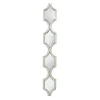 Decorative Mirrors-Kirkland's Home Slim Stacked Trellis Wall Mirror Silver