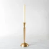 Candle Holders-Kirkland's Home Slim Taper Candle Holder, 12 In. Gold