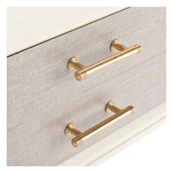 Entryway Furniture-Kirkland's Home Sloane Four-Drawer Console Table White