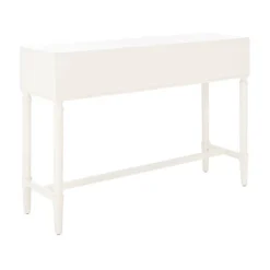 Entryway Furniture-Kirkland's Home Sloane Four-Drawer Console Table White