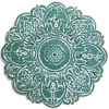 Wall Plaques-Kirkland's Home Small Metal Medallion Wall Plaque Blue