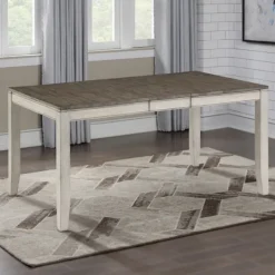 Dining Tables-Kirkland's Home Smoked Alabaster And Honey Wood Dining Table Ivory/Brown