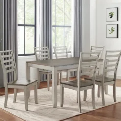 Dining Tables-Kirkland's Home Smoked Alabaster And Honey Wood Dining Table Ivory/Brown
