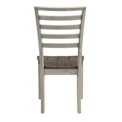 Dining Chairs-Kirkland's Home Smoked Honey And Alabaster Dining Chairs, Set Of 2 Ivory/Brown