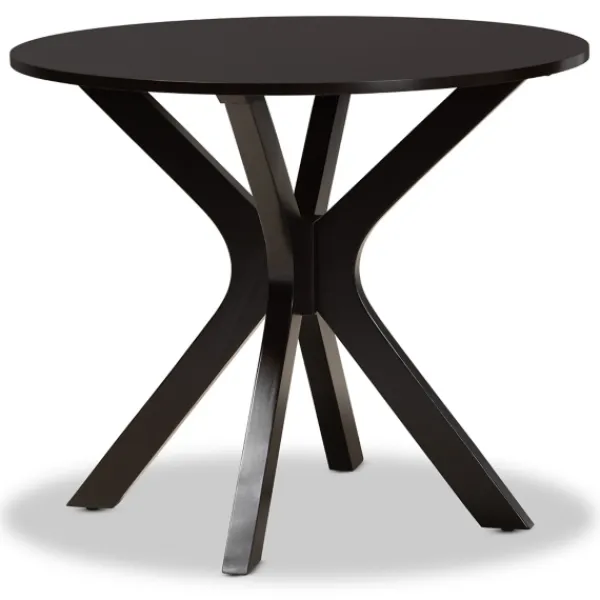 Dining Tables-Kirkland's Home Smoky Gray Upholstered Swoop Back 5-Pc. Dining Set
