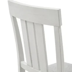 Dining Chairs-Kirkland's Home Sofia White High Back Dining Chairs, Set Of 2 Gray
