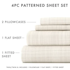 Bed Sheets-Kirkland's Home Soft Thatch 3-Pc. Twin Sheet Set Tan