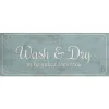 Kitchen & Floor Mats-Kirkland's Home Soft Wash And Dry Laundry Floor Mat, 24X60 Blue