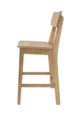 Bar Stools & Counter Height Stools-Kirkland's Home Solid Acacia And Rubberwood Counter Stool Brown