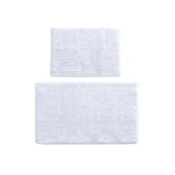 Bathroom Rugs-Kirkland's Home Solid Cotton Tufted Bath Mats, Set Of 2 White