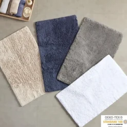 Bathroom Rugs-Kirkland's Home Solid Cotton Tufted Bath Mats, Set Of 2 White
