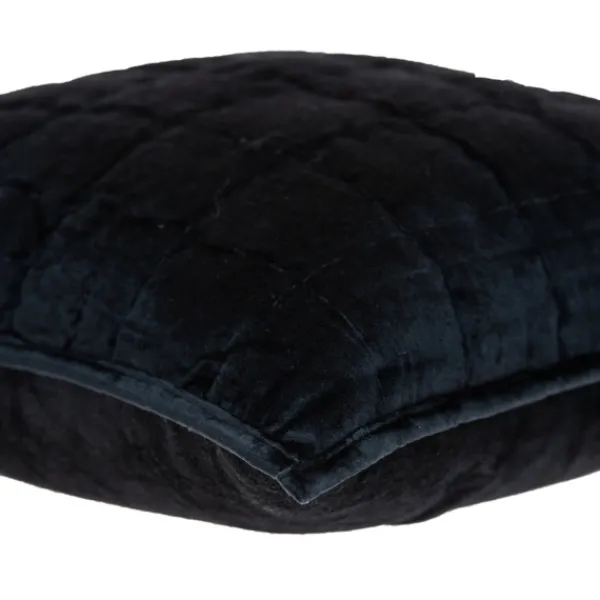 Pillows-Kirkland's Home Solid Quilted Pillow Black