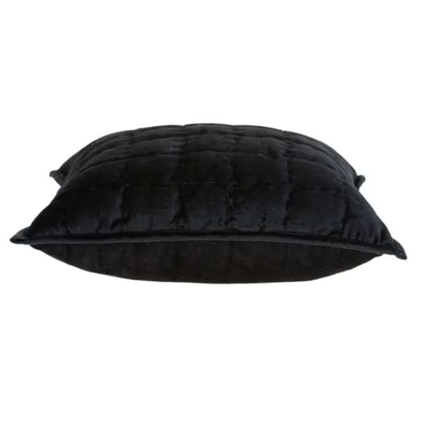 Pillows-Kirkland's Home Solid Quilted Pillow Black
