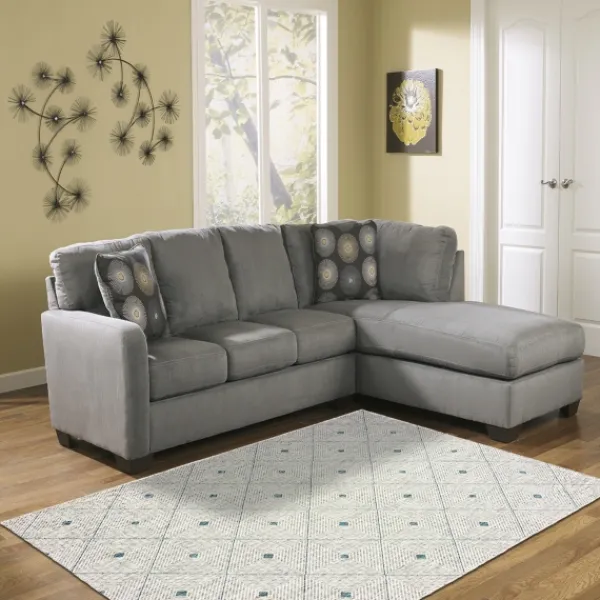 Outdoor Rugs-Kirkland's Home Solitaire Sun Shower Outdoor Area Rug, 7X9 Blue/Ivory