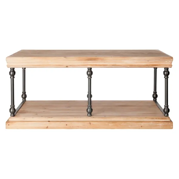 Coffee Tables-Kirkland's Home Sonoma Coffee Table Tan