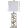 Table Lamps-Kirkland's Home South Haven Stacked Starfish Table Lamp White