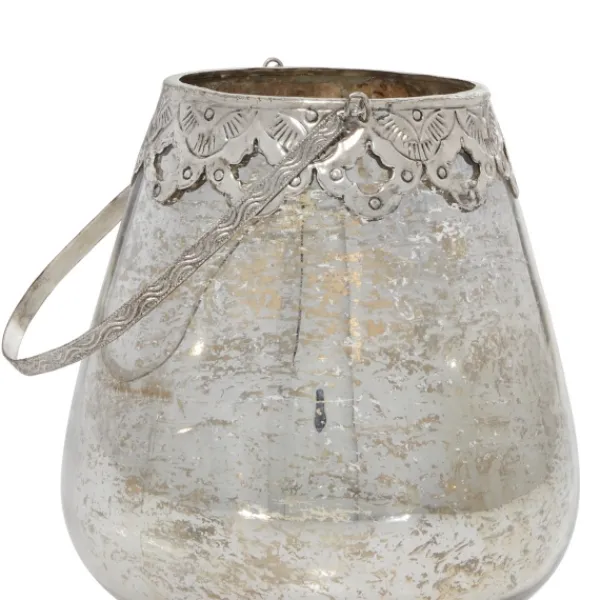 Candle Holders-Kirkland's Home Speckled Votive Candle Holders, Set Of 3 Silver