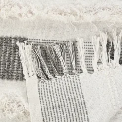 Blankets & Throws-Kirkland's Home Spencer Gray And White Plaid Throw Gray/White