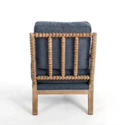 Accent Chairs-Kirkland's Home Spencer Spindle Armchair Blue