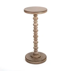 Accent & End Tables-Kirkland's Home Spencer Spindle Leg Cocktail Table Tan