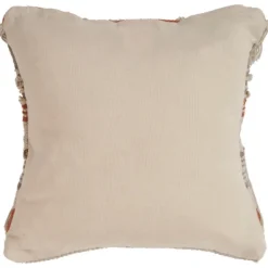 Pillows-Kirkland's Home Spice And Natural Chic Fringe Pillow Orange/Tan