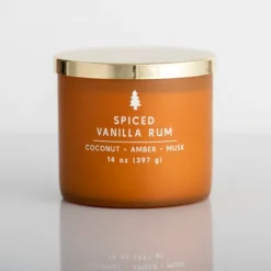 Candles-Kirkland's Home Spiced Vanilla Rum Triple Wick Jar Candle Orange