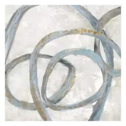 Canvas Art-Kirkland's Home Spiral Giclee Canvas Art Print Blue