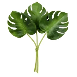 Stems & Bouquets-Kirkland's Home Split Philodendron Leaf Bundles, Set Of 2 Green