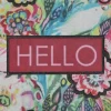 Doormats-Kirkland's Home Spring Sunset Floral Doormat Blue/Pink/Red