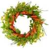 Wreaths-Kirkland's Home Springtime Carrots Easter Wreath Green/Orange
