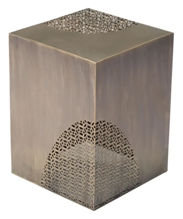 Accent & End Tables-Kirkland's Home Square Antique Gold Metal Accent Table