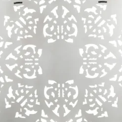 Wall Plaques-Kirkland's Home Square Champagne Floral Wood Plaque White