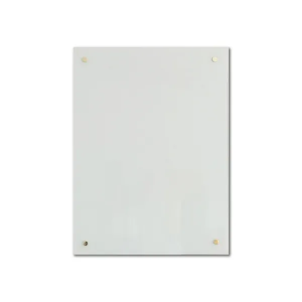 Memo & Chalkboards-Kirkland's Home Square Magnetic Glass Dry Erase Board White