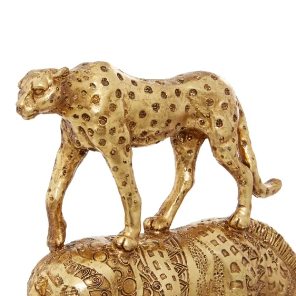 Statues & Figurines-Kirkland's Home Stacked Animals Statue Gold