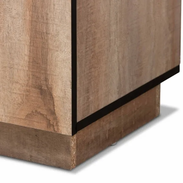 Cabinets & Sideboards-Kirkland's Home Stella Contemporary Oak 3-Door Sideboard